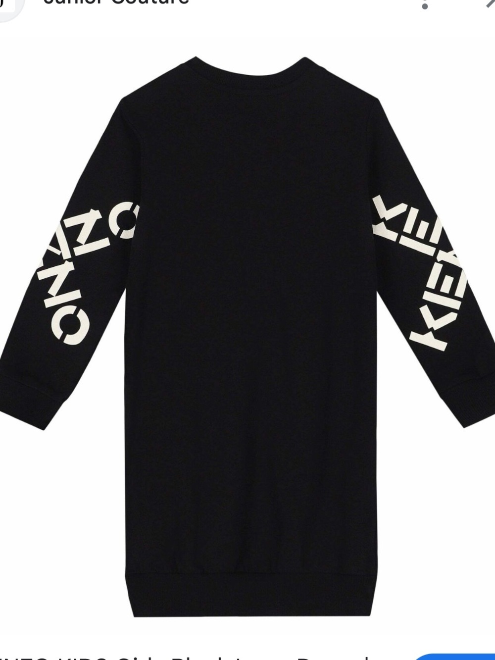 Kenzo Girls Sweatshirt Dress size 12